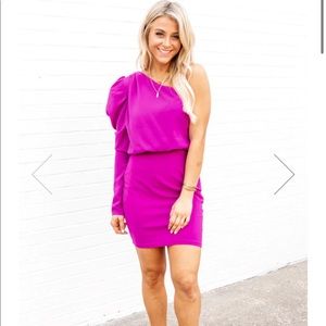 One shouldered dress